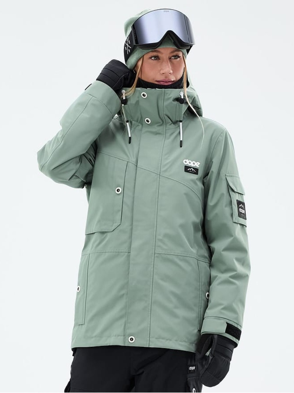 Dope Snow Adept W Snowboard Jacket Women Faded Green